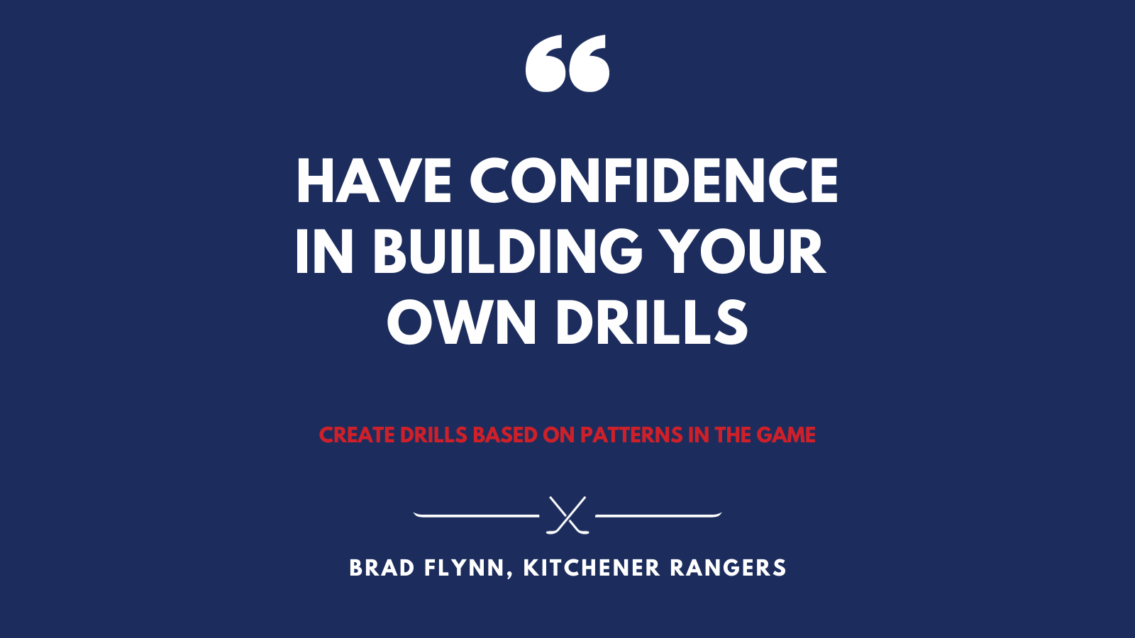 Have Confidence In Building Your Own Drills