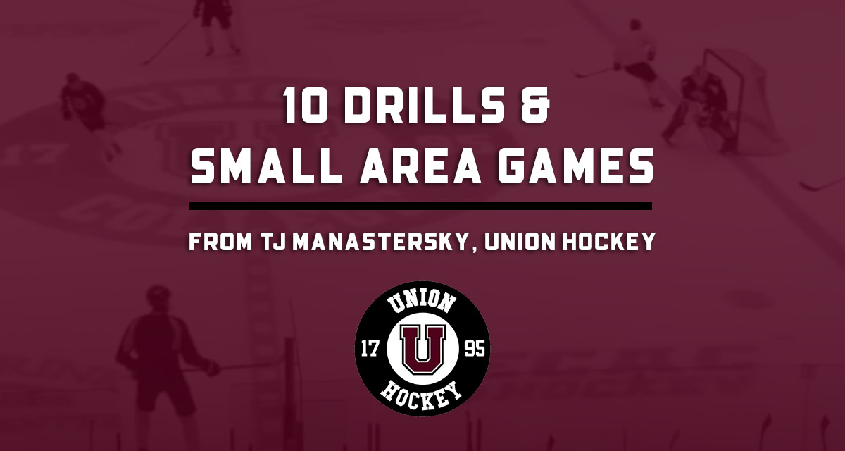 10 Drills From TJ Manastersky of Union College Hockey