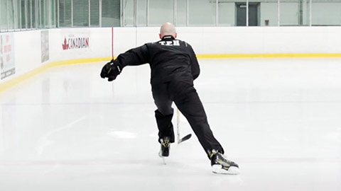 One-Leg Drag - Forward Skating Exercise