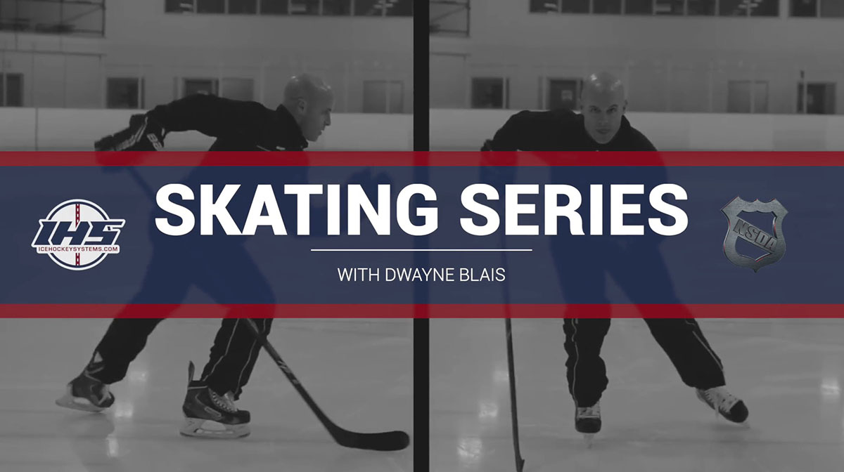 Ice hockey skating series with Dwayne Blais