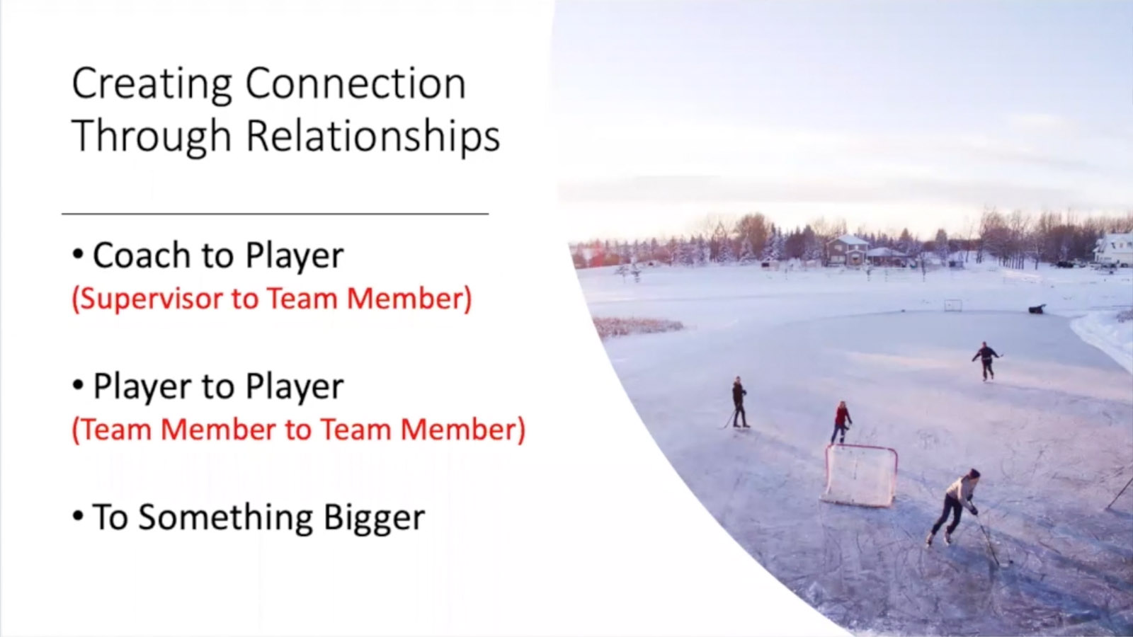 Building Connection On A Hockey Team