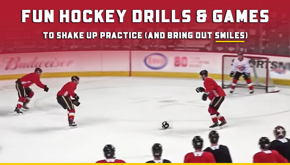 Fun Hockey Drills And Games To Shake Up Hockey Practice