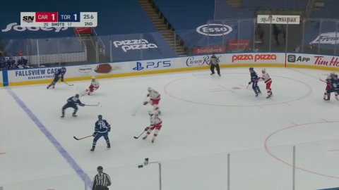 Maple Leafs O-Zone Give & Go Face-Off Play