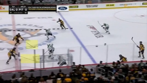 Tight Gap Leads to Zone Entry Denial and Turnover by Penguins