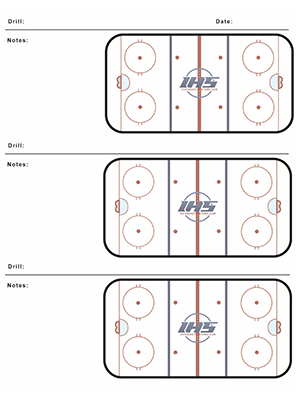 Hockey Shot Chart Template