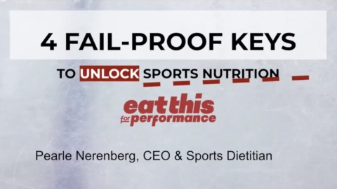 4 Nutrition Keys For Hockey Players