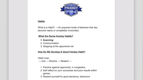 Building Habits For On-Ice Success