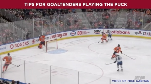 Tips For Goalies Playing The Puck