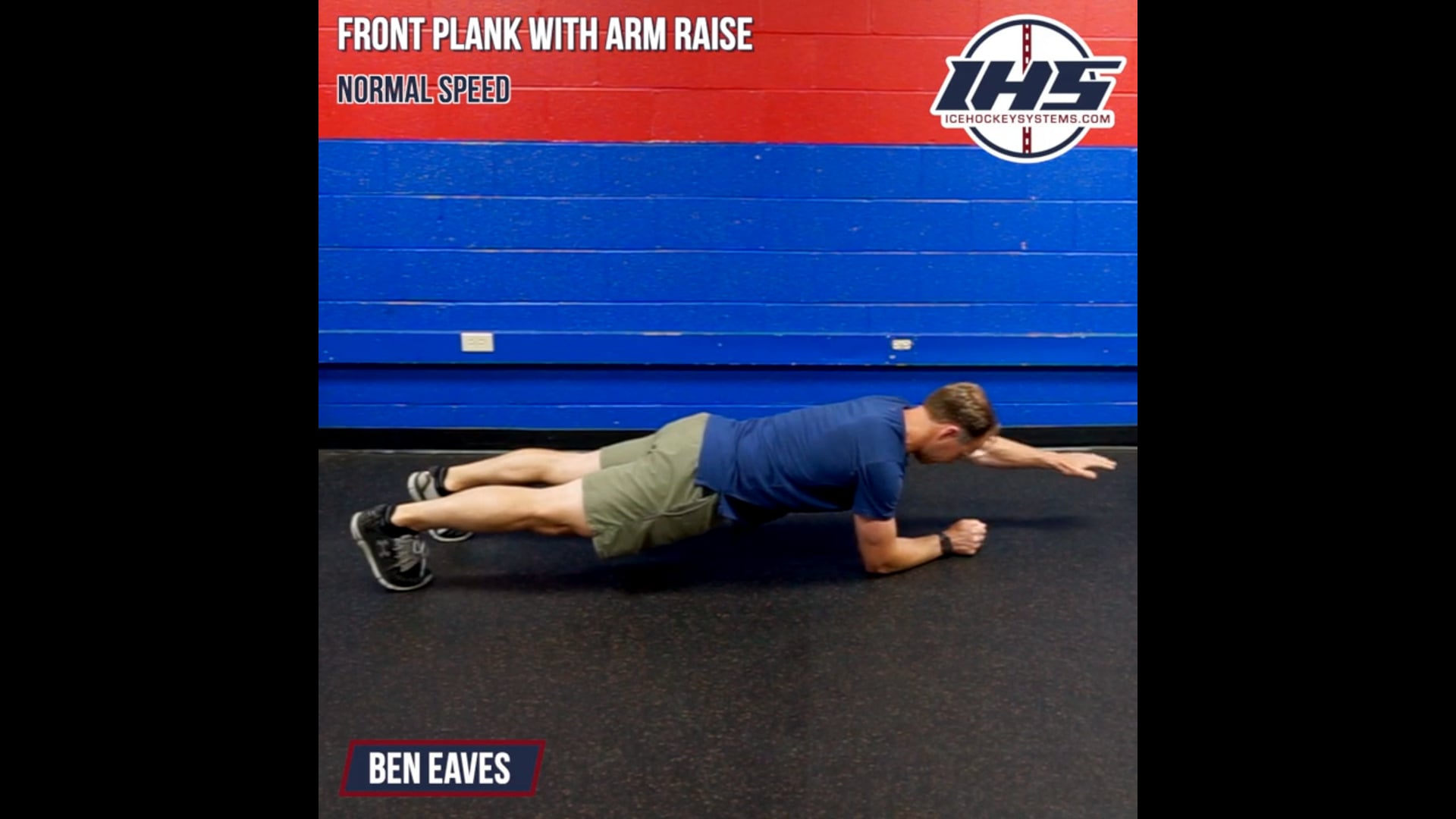 Front Plank With Arm Raise