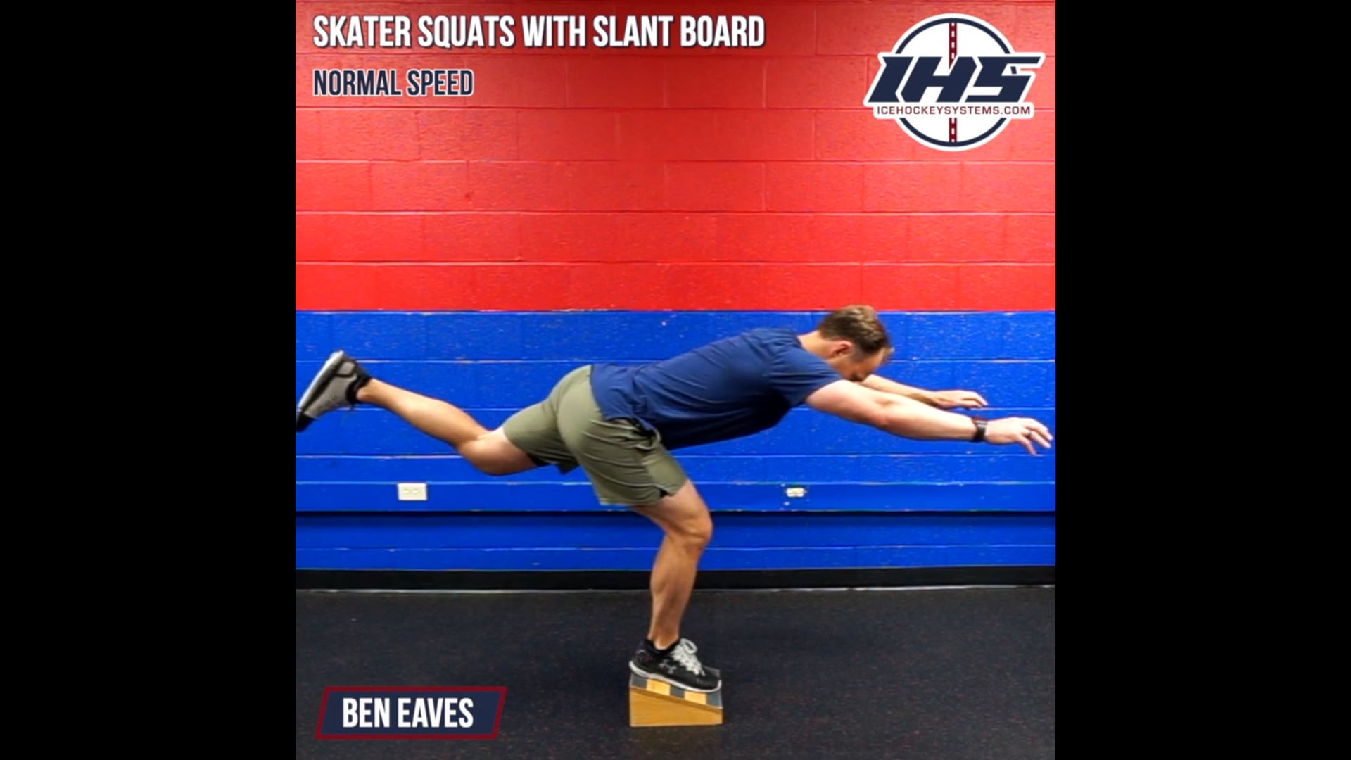 Skater Squats With Slant Board