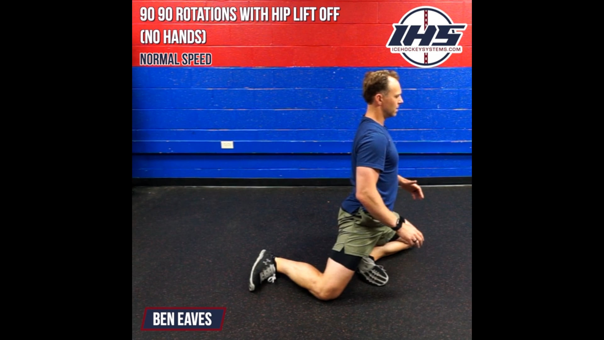 90 90 Rotations With Hip Lift Off (No Hands)